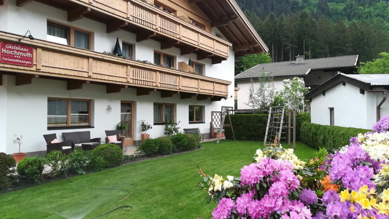 Ferienwohnung Gästehaus Hochmuth Mayrhofen Exterior foto